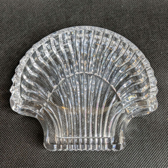 Waterford Shell Vanity Crystal Dish Signed - Excellent Condition - Picture 1 of 6